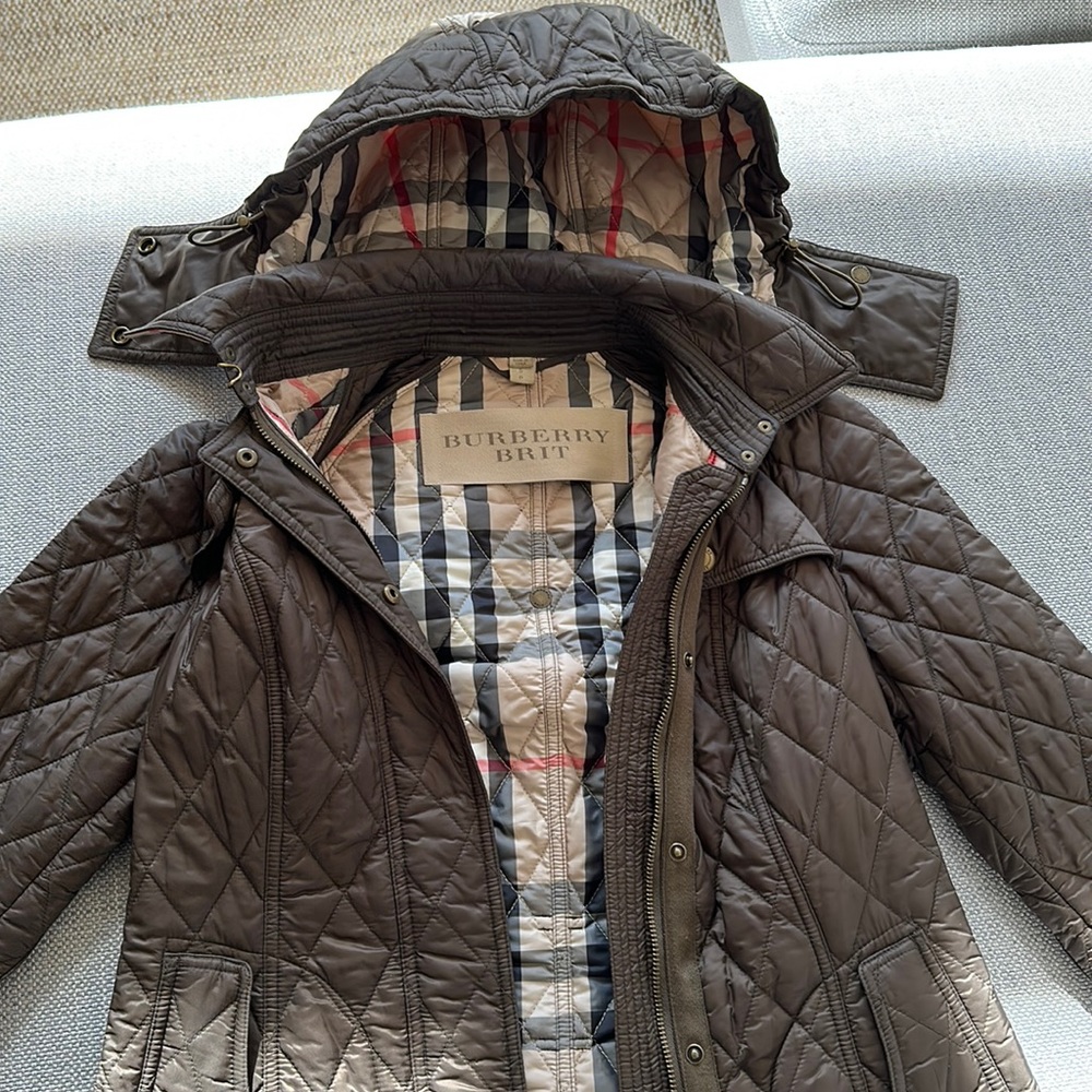 Burberry Brit Quilted Jacket - Small